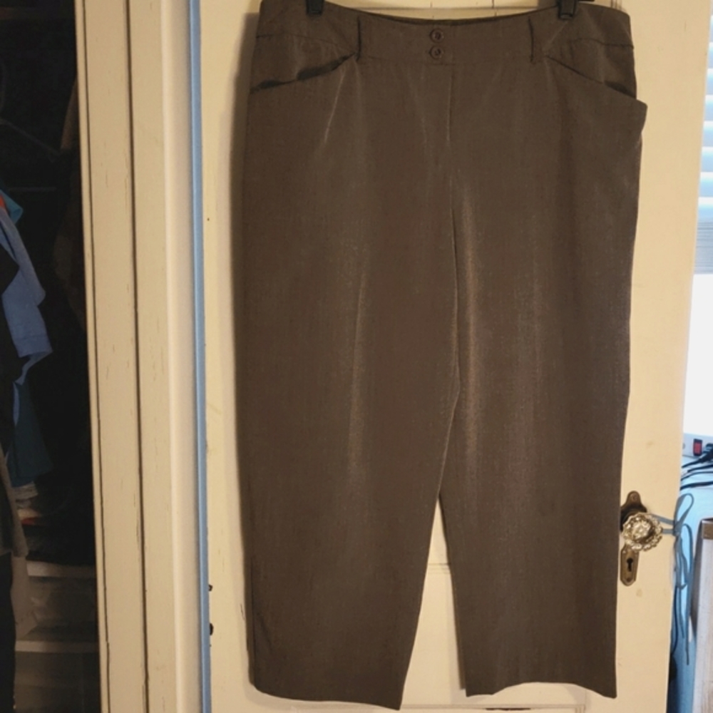 Gray Capris